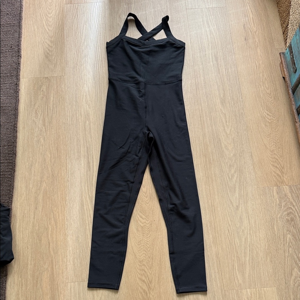 Abercrombie & Fitch YPB Black Strappy Jumpsuit